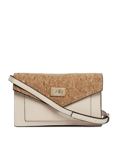 

Allen Solly Brown & Beige Textured Clutch