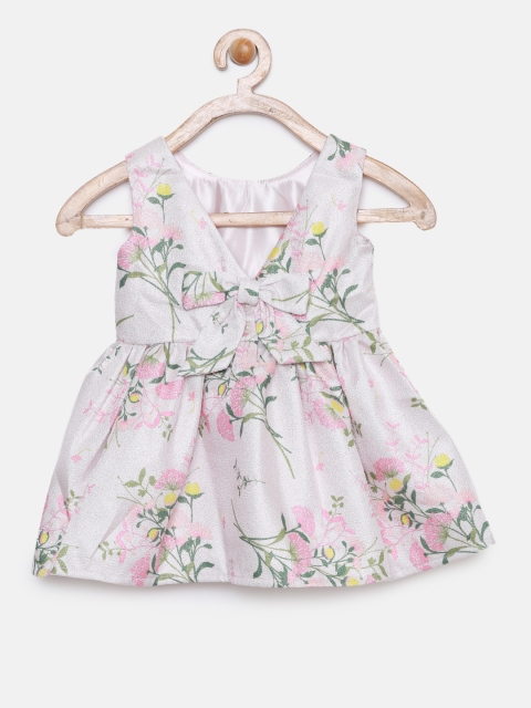 

The Childrens Place Girls Pink Printed Fit and Flare Dress