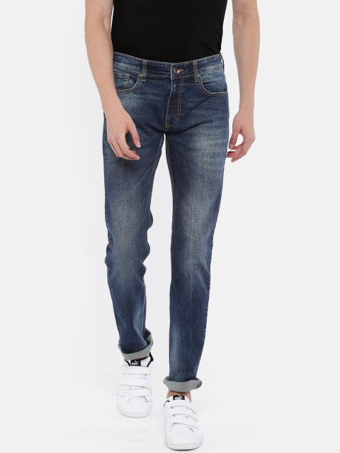 

Pepe Jeans Men Blue Slim Fit Low-Rise Clean Look Stretchable Jeans