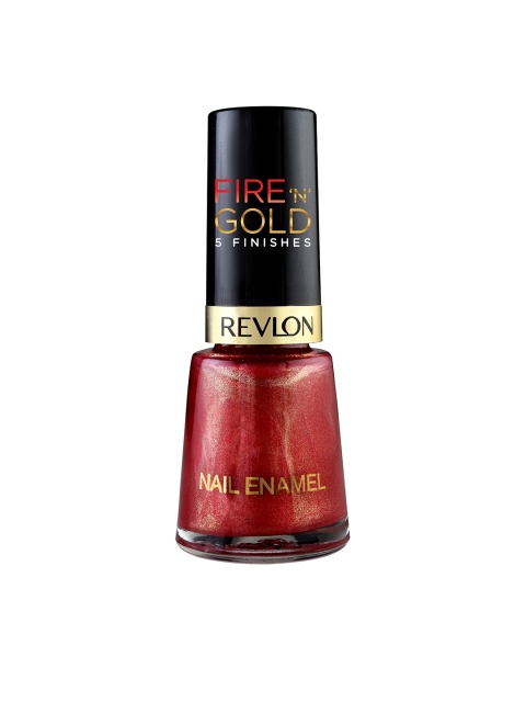 

Revlon 550 Red Metal Fire n Gold Nail Enamel 8 ml