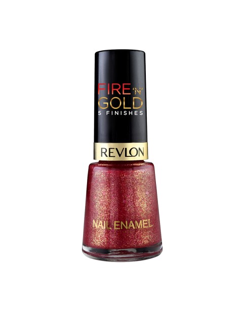 

Revlon 551 Red Grains Fire n Gold Nail Enamel 8ml