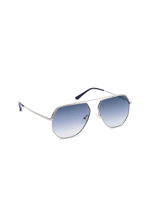 

French Connection Men Aviator Sunglasses, Blue