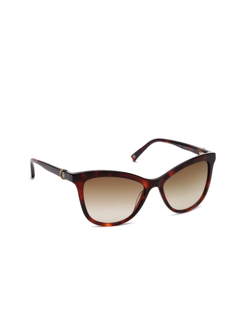 

Tommy Hilfiger Women Cateye Sunglasses 34 55 S, Brown