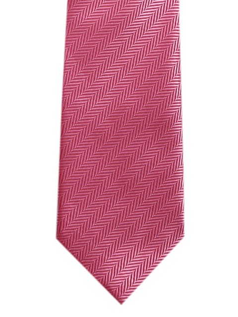 

Alvaro Castagnino Pink Solid Skinny Tie