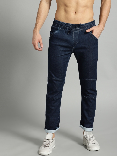 

Roadster Men Navy Slim Fit Mid-Rise Clean Look Stretchable Jeans, Navy blue