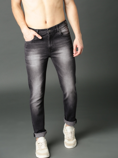 

Roadster Men Black Skinny Fit Mid-Rise Clean Look Stretchable Jeans