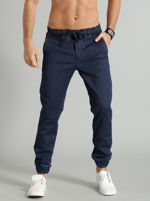 

Roadster Men Blue Slim Jogger Fit Mid-Rise Clean Look Stretchable Jeans