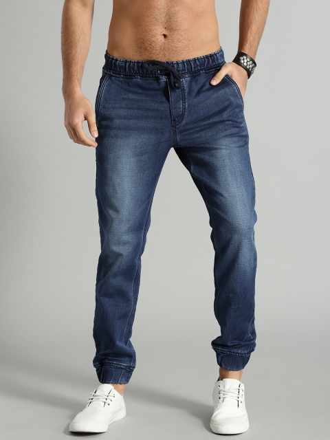 

Roadster Men Blue Slim Jogger Fit Mid-Rise Clean Look Stretchable Jeans