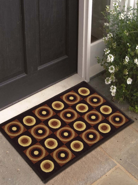 

Athom Trendz Multicoloured Polyster Printed Doormat, Multi