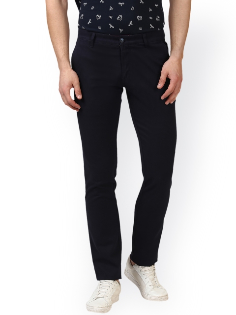 

Parx Men Black Slim Fit Solid Regular Trousers