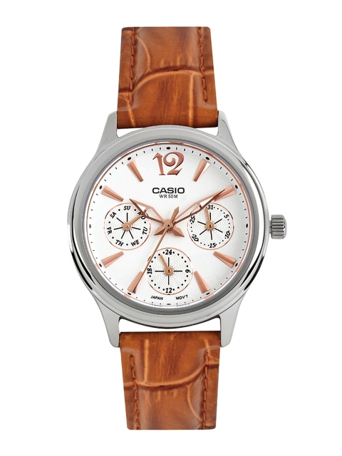 

CASIO Enticer Women White Analogue watch A862 LTP-2085L-5AVDF