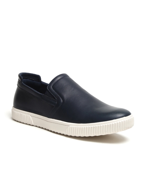 

LOCOMOTIVE Men Navy Blue Slip-On Sneakers
