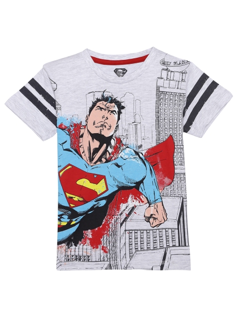 

Superman featured Grey Tshirt for Boys, Grey melange