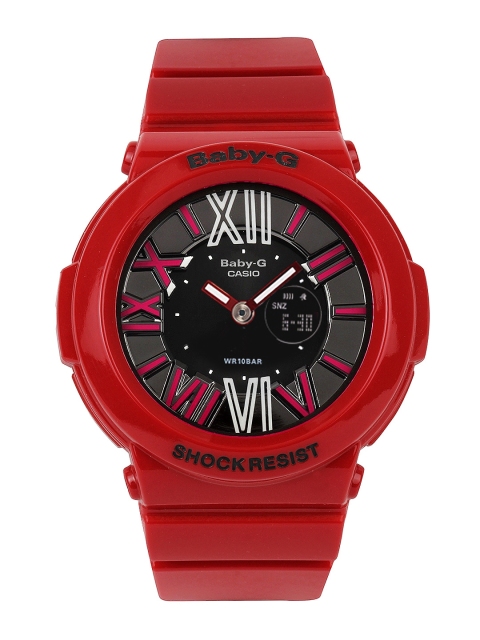 

CASIO Baby-G Women Red Dial Neon Line-up Watch BGA-160-4BDR - B144