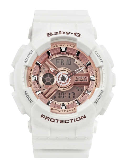 

Casio Baby-G Women Bronze Analogue and Digital watch BX016 BA-110-7A1DR