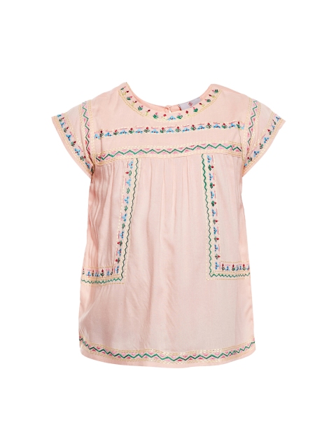 

Oxolloxo Embroidered Top, Pink