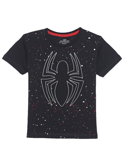 

Spiderman featured Black Tshirt for Boys