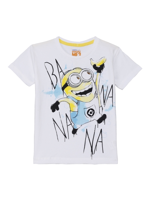 

Kids Ville Minions featured White Tshirt for Boys