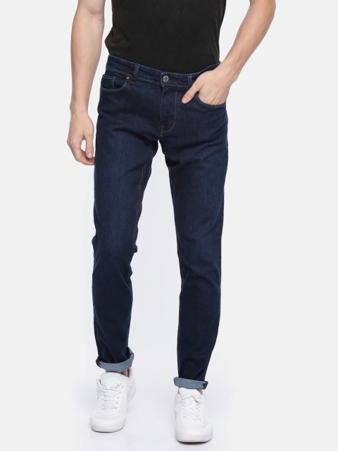 

Raymond Men Blue Slim Fit Mid-Rise Clean Look Stretchable Jeans