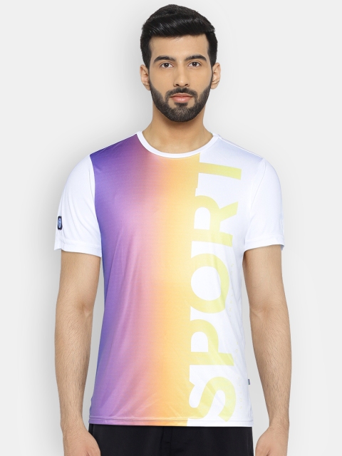 

Solly Sport Men White & Purple Printed Wimbledon Round Neck T-shirt