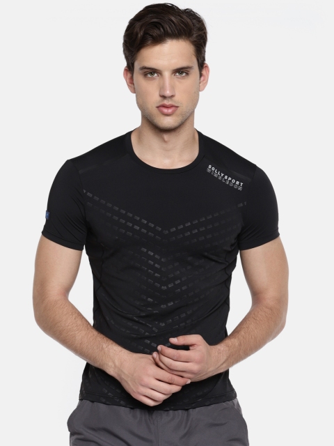 

Solly Jeans Co. Men Black Printed Round Neck T-shirt