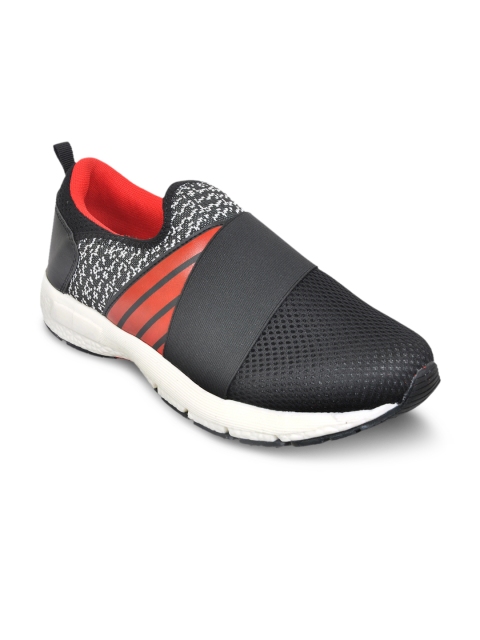 

Allen Cooper Men Black & Red Running Shoes