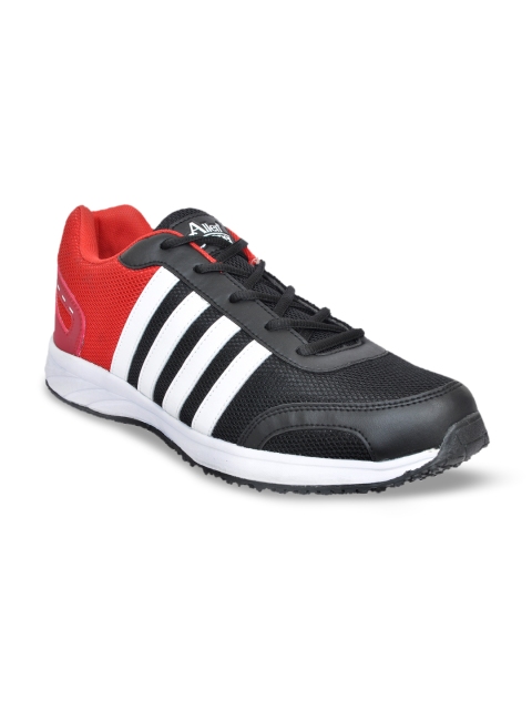 

Allen Cooper Men Black & Red Running Shoes