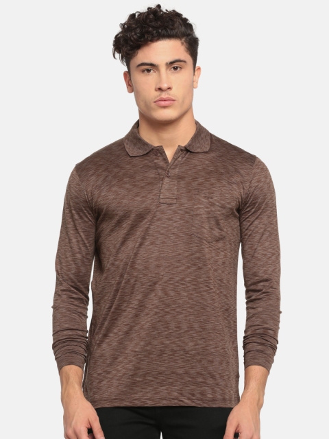 

ColorPlus Men Brown Classic Fit Polo Collar T-shirt