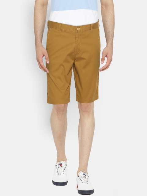 

ColorPlus Men Brown Tailored Fit Chino Shorts