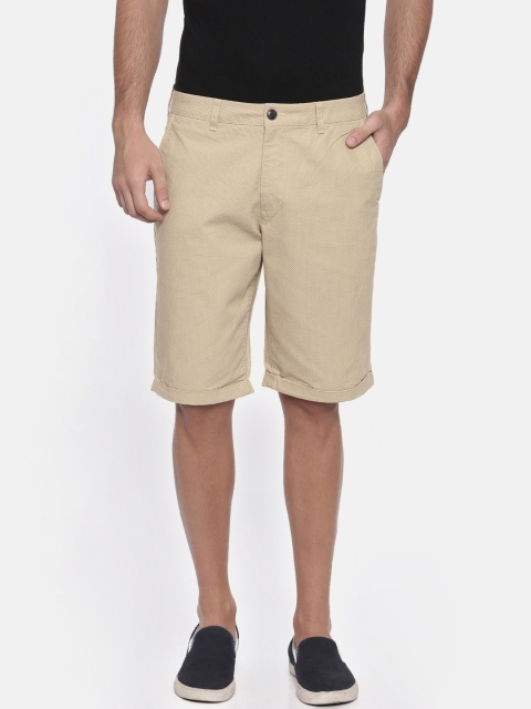 

ColorPlus Men Beige Printed New Contemporary Fit Regular Shorts