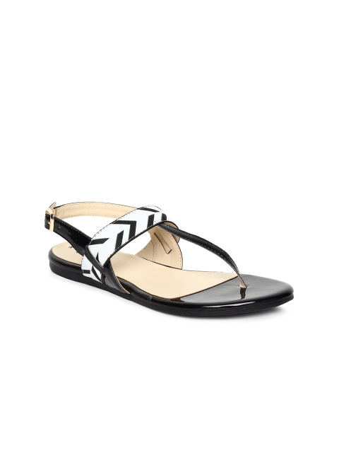 

Lavie Women Black Solid Synthetic T-Strap Flats