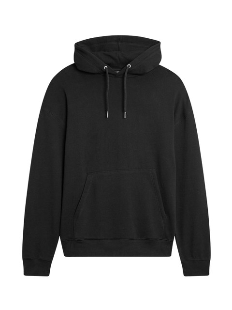 

next Men Charcoal Solid Hooded Sweatshirt