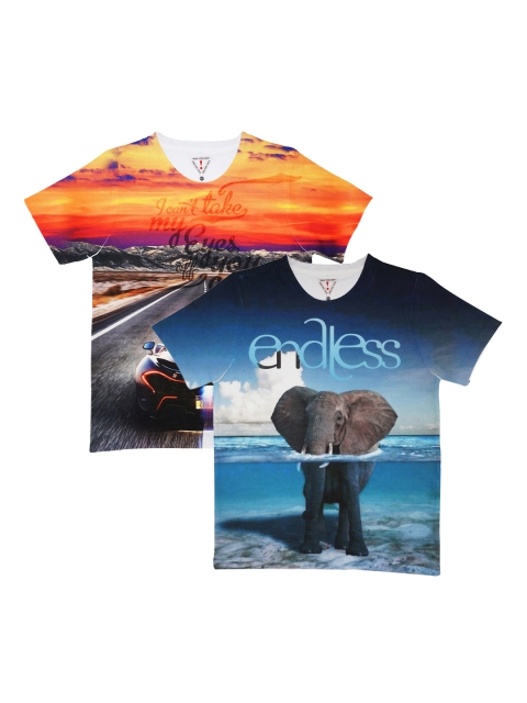 

Wear Your Mind Boys Pack of 2 T-shirts, Orange