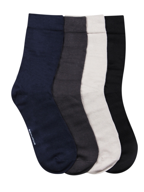 

Bonjour Men Set of 4 Assorted Socks, Multi