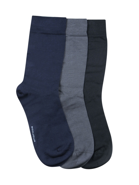 

Bonjour Men Set of 3 Assorted Socks, Multi