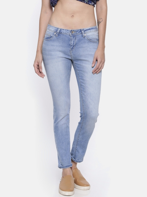 

Lee Cooper Women Blue Annie Slim Fit Mid-Rise Clean Look Stretchable Jeans