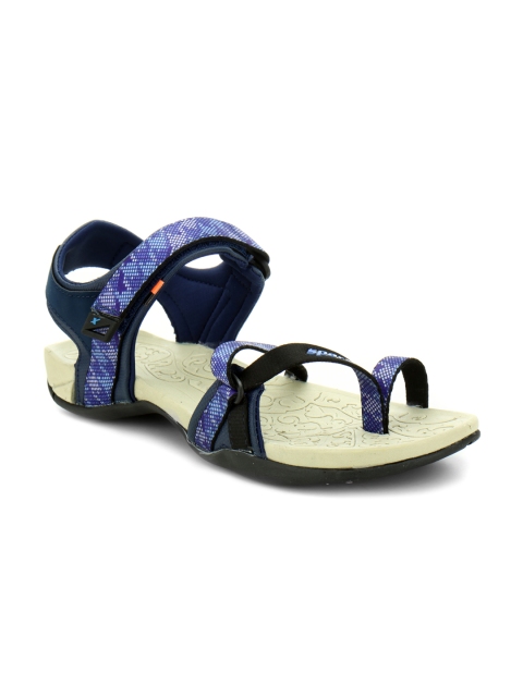 

Sparx Women Purple & Navy Blue Sports Sandals