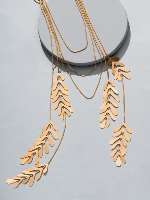 

Pipa Bella Gold-Toned Metal Layered Necklace