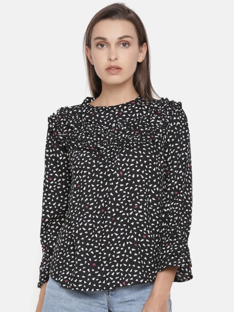 

ONLY Women Black Printed Top