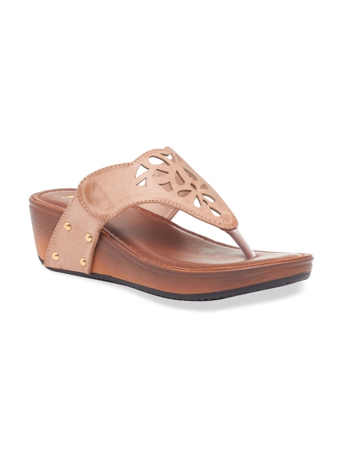 

Wet Blue Women Beige Solid Sandals