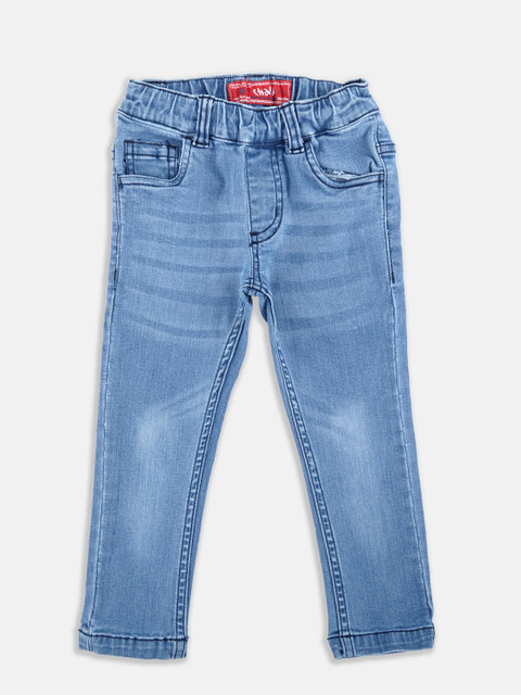 

CHALK by Pantaloons Boys Blue Regular Fit Mid-Rise Clean Look Jeans