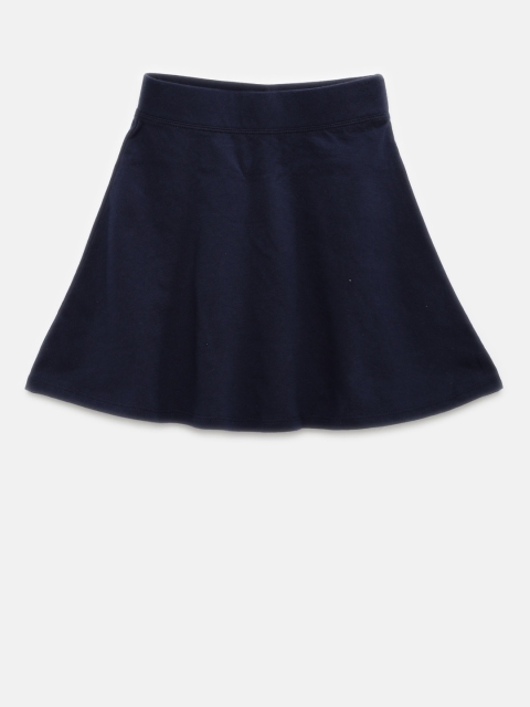 

The Childrens Place Blue Solid Skirt