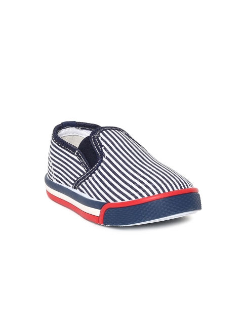 

Fame Forever by Lifestyle Boys Blue Striped Slip-On Sneakers