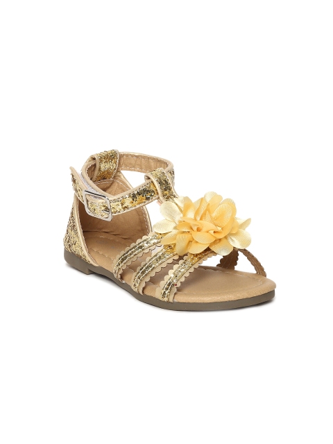 

Fame Forever by Lifestyle Girls Gold-Toned Comfort Sandals