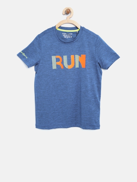 

Monte Carlo Boys Blue Printed Round Neck T-shirt