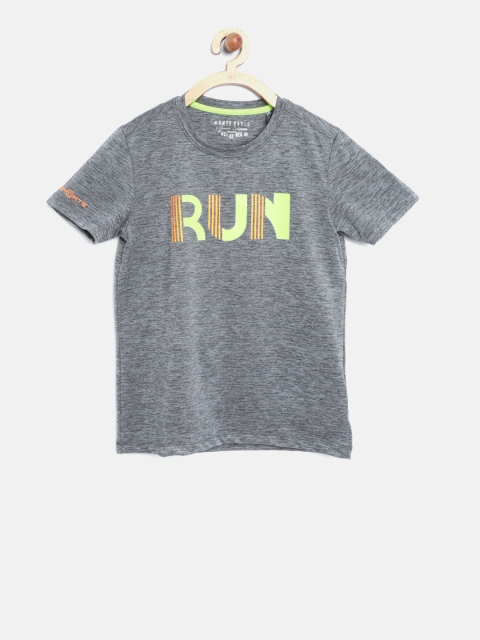 

Monte Carlo Boys Grey Printed Round Neck T-shirt
