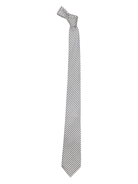 

Alvaro Castagnino White & Blue Striped Skinny Tie
