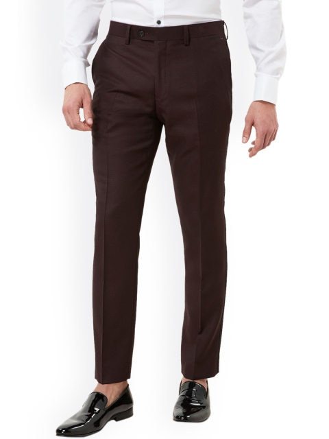 

next Men Coffee Brown Classic Slim Fit Solid Chinos