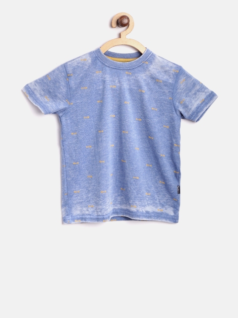 

Pepe Jeans Boys Blue Printed Round Neck T-shirt