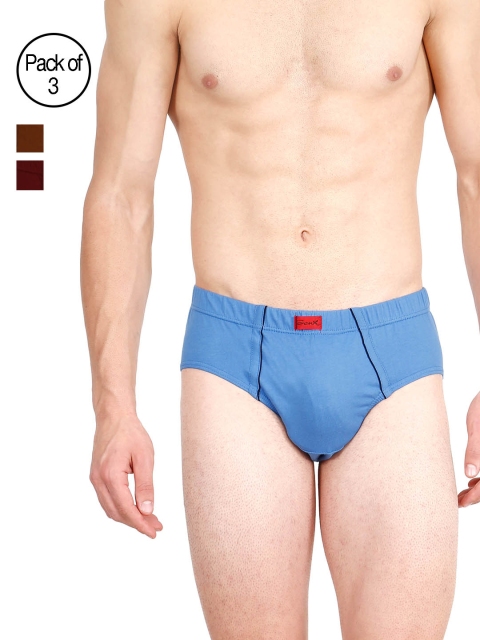 

Genx Men Pack of 3 Assorted Briefs GENX GUSTO IE-BCG